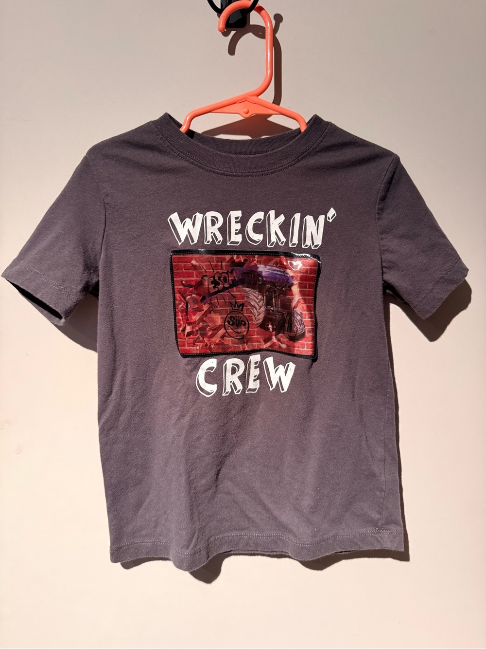 OshKosh B'gosh Gray 'Wreckin' Crew' Graphic Tee